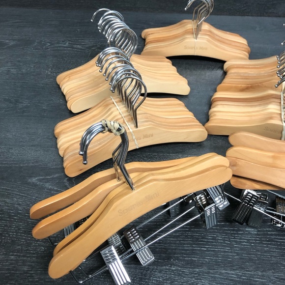 Wooden newborn hangers - Picture 2 of 5